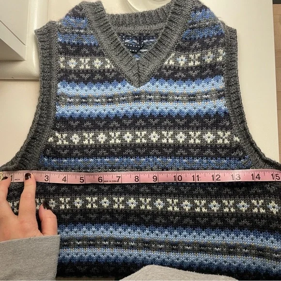 Vintage Wool Sweater Vest - Picture 5 of 8